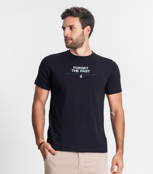 Camiseta Cotton Leve Masculina Diametro Preto