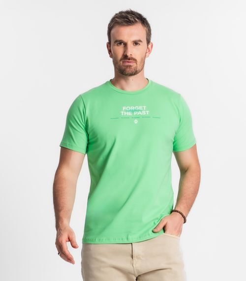 Camiseta Cotton Leve Masculina Diametro Verde