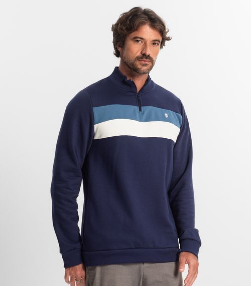 Blusão Masculino Moletom Diametro Azul