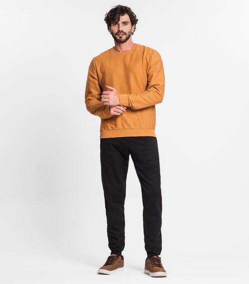 Calça Masculina Em Moletom Diametro Preto