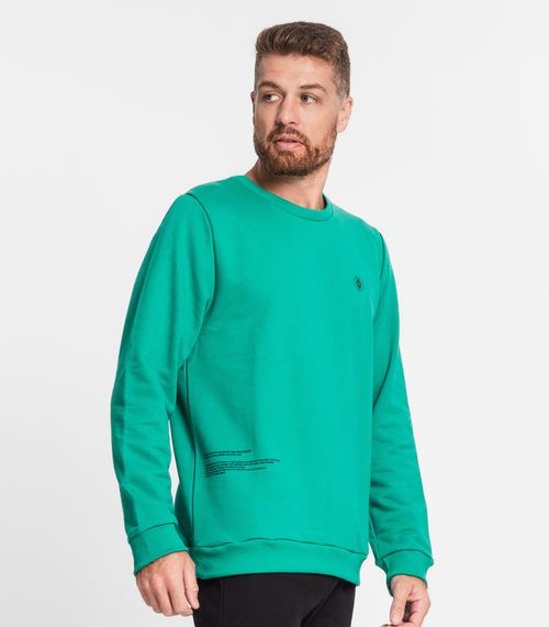 Blusão Masculino Em Moletom Diametro Verde