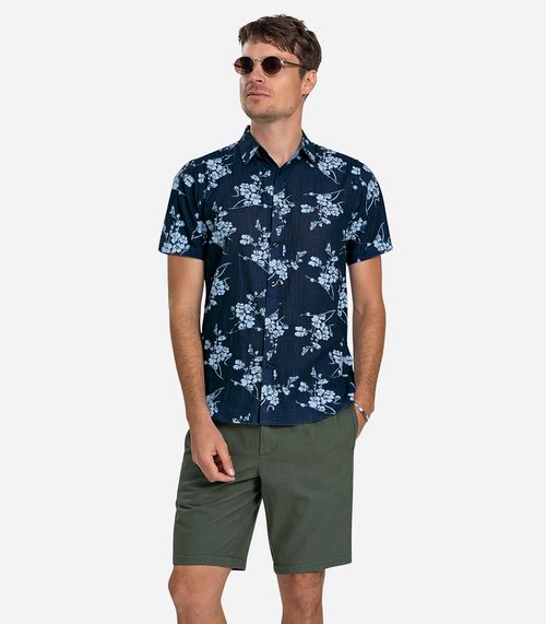 Bermuda Masculina Em Sarja Diametro Verde