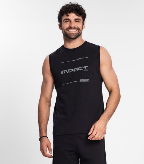 Regata Masculina Diametro Preto