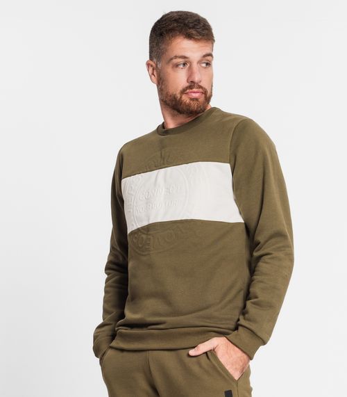 Blusão Masculino Em Moletom Diametro Verde
