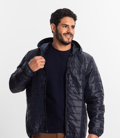 Jaqueta Masculina Microfibra Diametro Azul