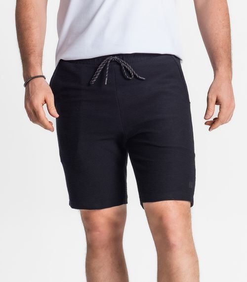 Bermuda Masculina Plus Size Diametro Preto