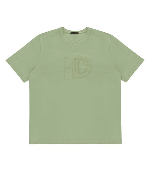 Camiseta Masculina Plus Size Diametro Verde