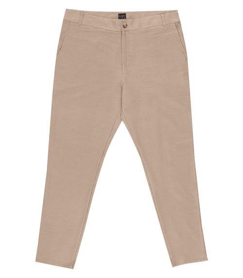 Calça Masculina Plus Size Moletinho Diametro Marrom