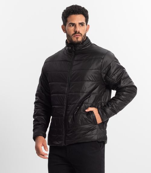 Jaqueta Masculina Em Microfibra Diametro Preto