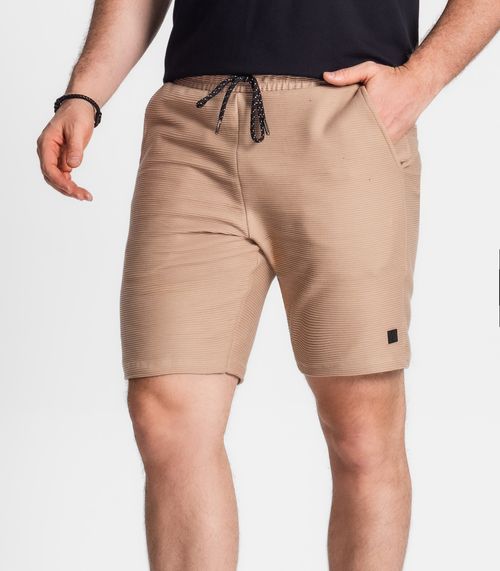 Bermuda Masculina Plus Size Diametro Marrom