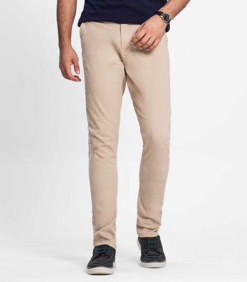 Calça Masculina Em Sarja Diametro Marrom