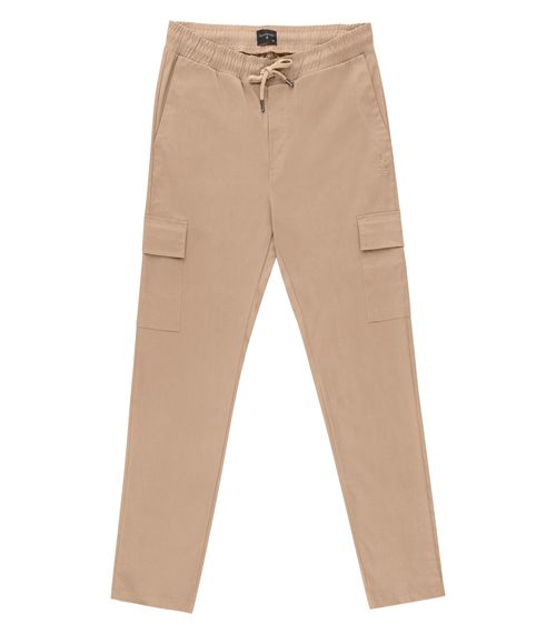 Calça Masculina Em Sarja Diametro Marrom