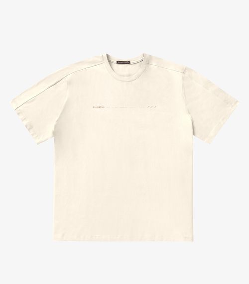 Camiseta Masculina Plus Size Diamentro Bege