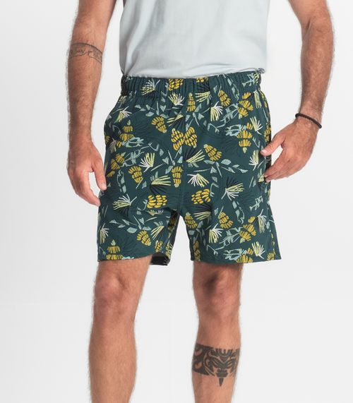 Shorts Masculino Microfibra Azul