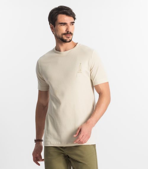 Camiseta Masculina Diametro Bege