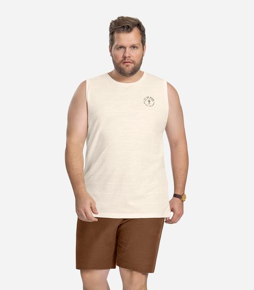 Bermuda Masculina Plus Size Moletinho Diametro Marrom