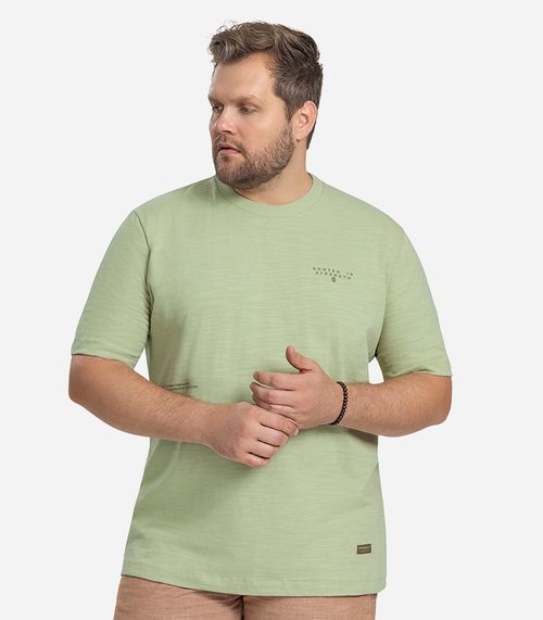 Camiseta Masculina Plus Size Diametro Verde