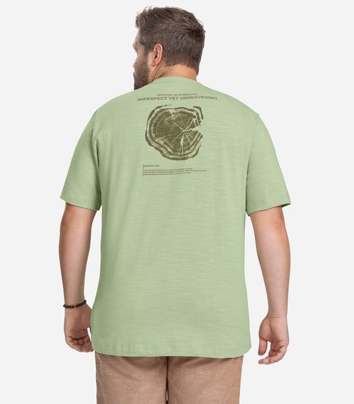 Camiseta Masculina Plus Size Diametro Verde