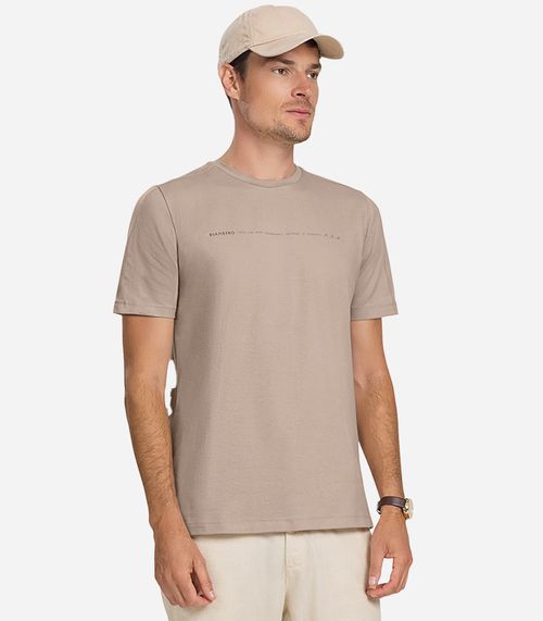 Camiseta Masculina Diametro Marrom