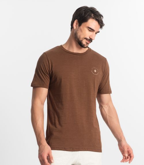 Camiseta Masculina Diametro Marrom
