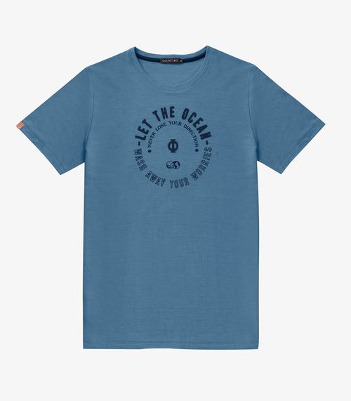 Camiseta Masculina Diametro Azul