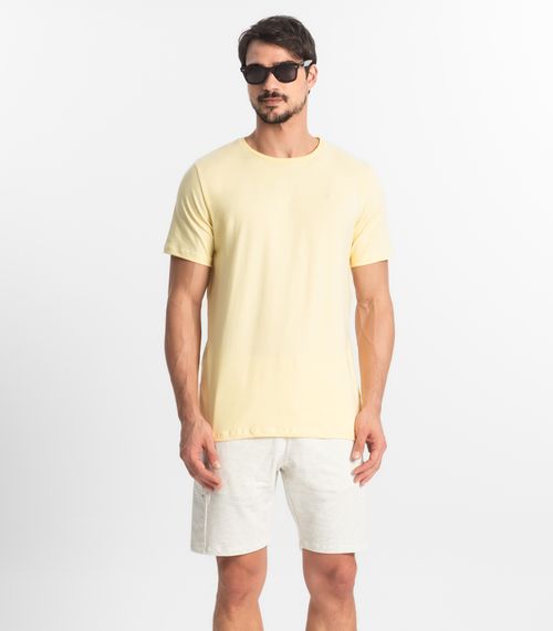 Bermuda Masculina Moletom Diametro Bege