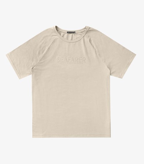 Camiseta Masculina Plus Size Cotton Leve Diametro Bege