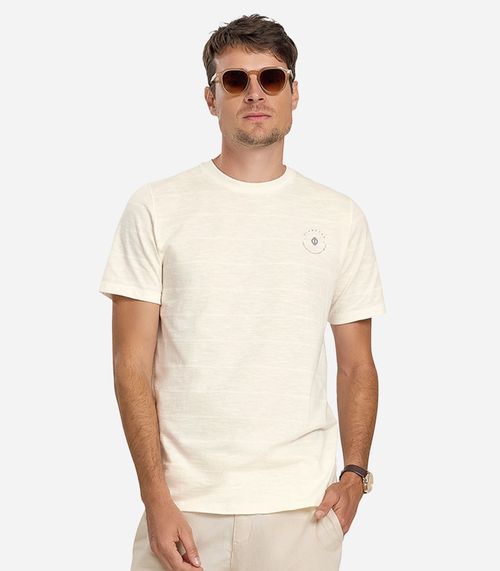 Camiseta Masculina Diametro Bege