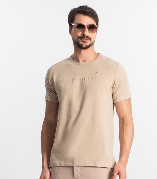 Camiseta Básica Masculina Diametro Marrom