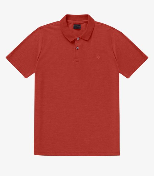 Camisa Polo Básica Masculina Diametro Vermelho