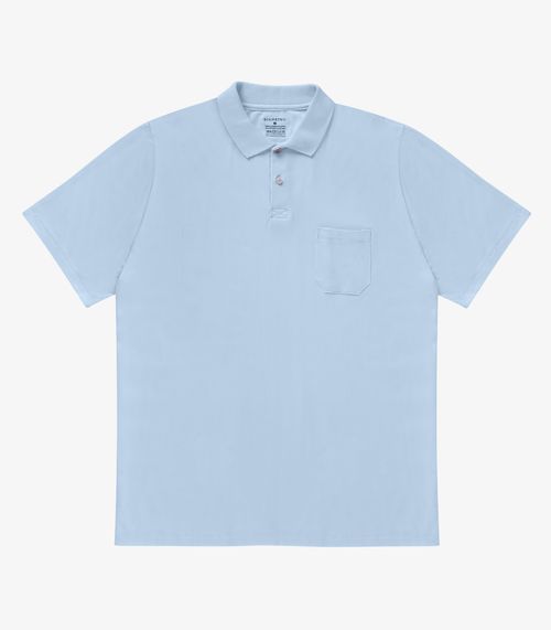 Camisa Polo Plus Size Masculina Diametro Azul