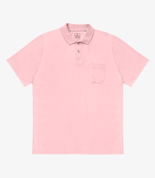 Camisa Polo Plus Size Masculina Diametro Rosa