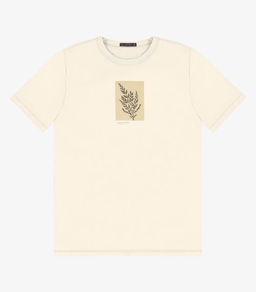 Camiseta Masculina em Meia Malha Diametro Bege