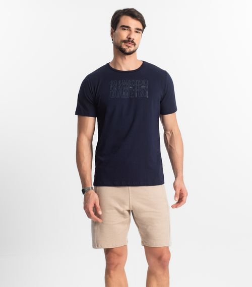 Bermuda Masculina Moletom Diametro Marrom