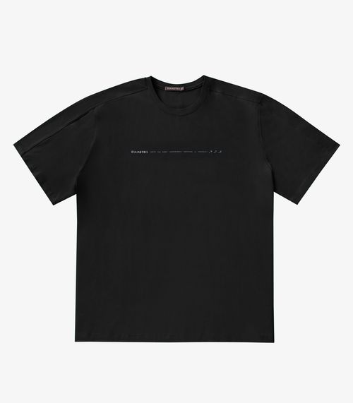 Camiseta Masculina Plus Size Diamentro Preto