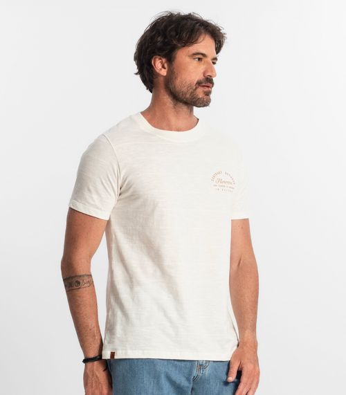 Camiseta Masculina Diametro Bege
