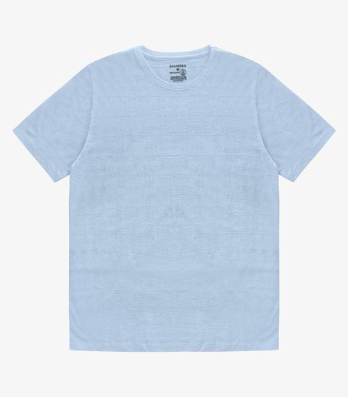 Camiseta Masculina Meia Malha Diametro Azul
