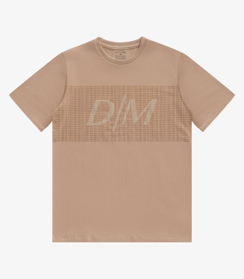 Camiseta Masculina Cotton Leve Diametro Marrom