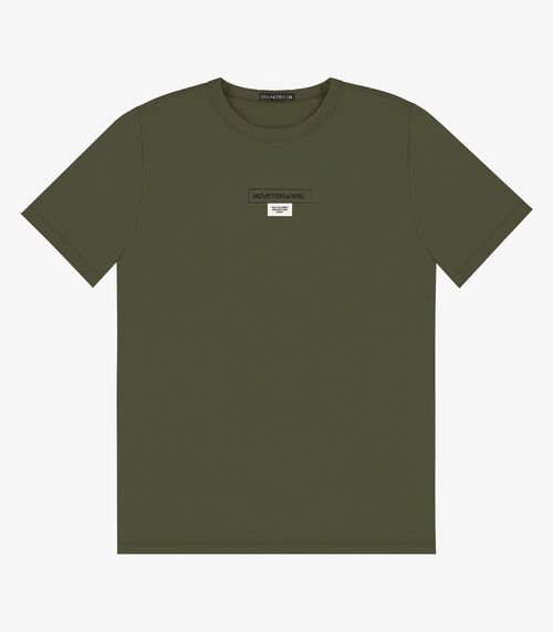 Camiseta Masculina em Meia Malha Diametro Verde