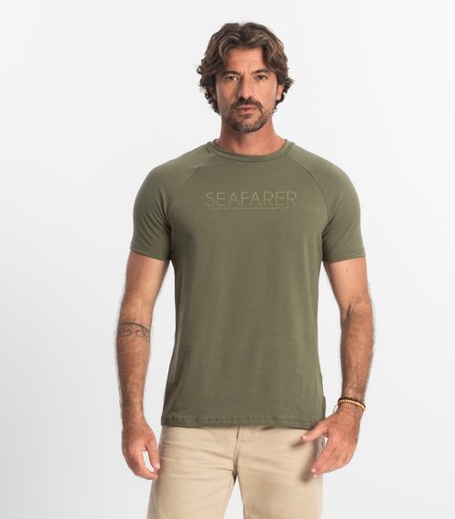 Camiseta Masculina Cotton Leve Diametro Verde