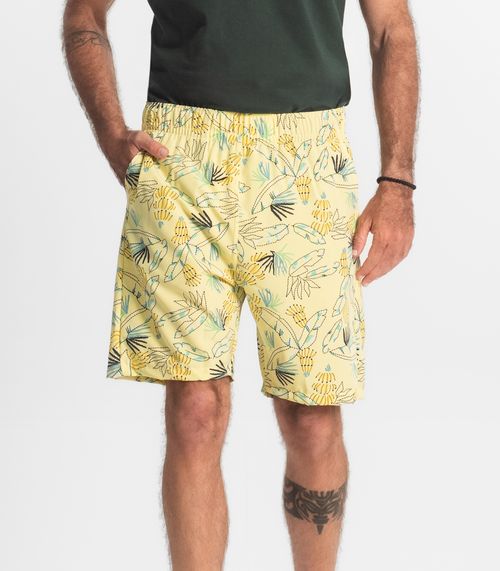 Bermuda Masculina Microfibra Diametro Amarelo