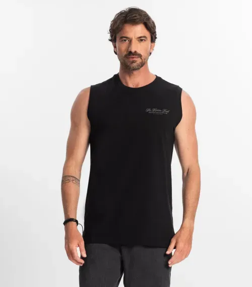 Regata Masculina Diametro Preto