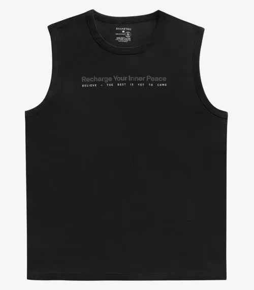 Machão Masculino em Meia Malha Diametro Preto