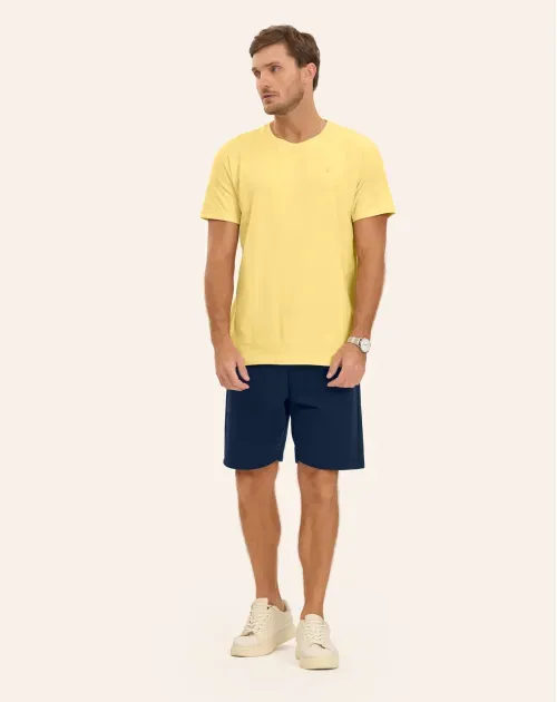 Bermuda de Moletom Masculina Diametro Azul