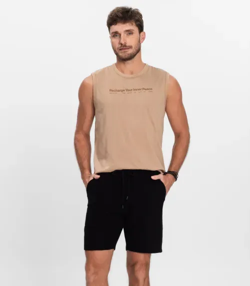 Bermuda Plus Size Masculino Moletinho Diametro Preto