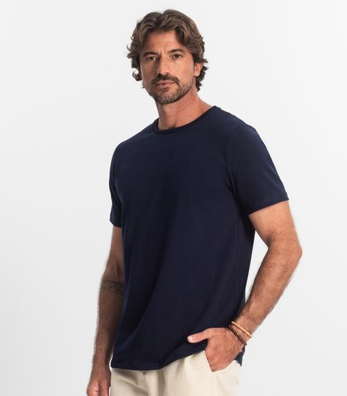 Camiseta Masculina Basica Diametro Azul