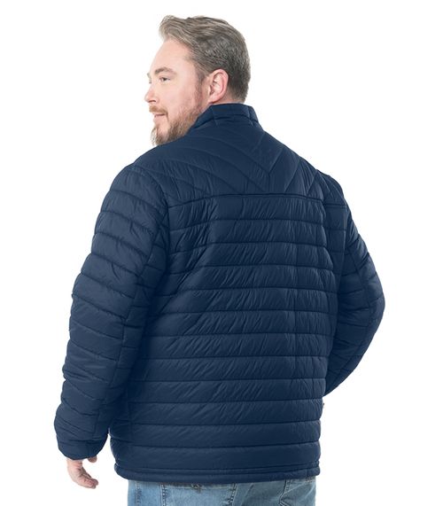 Jaqueta Masculina Plus Size Microfibra Diametro Azul