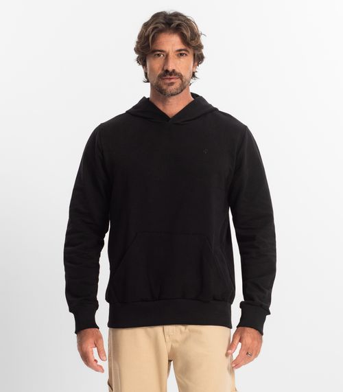 Blusão Masculino Básico com Capuz Diametro Preto