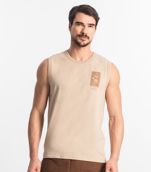 Regata Masculina Diametro Marrom