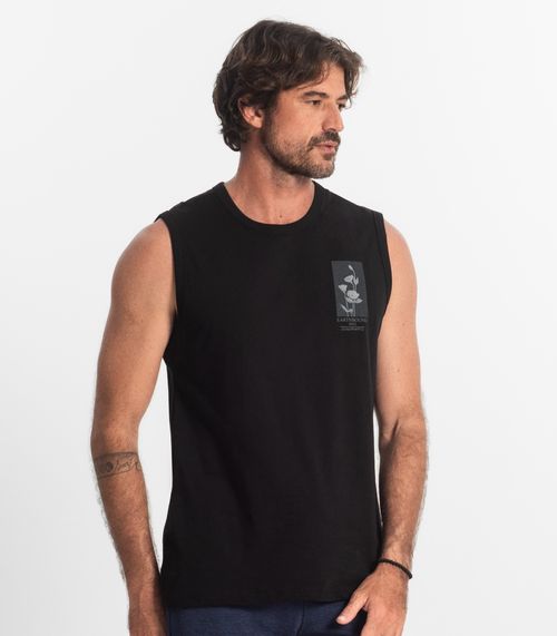 Regata Masculina Diametro Preto